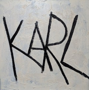 1902 Messy wall 2019 KARL - acrylic on canvas 70x70cm